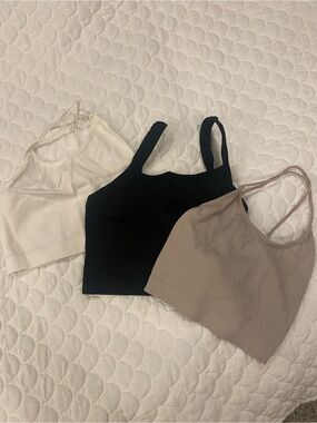 Colsie Bralettes Set of 3 Size Small